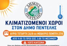 Κλιματιζόμενοι χώροι 26 & 27/8