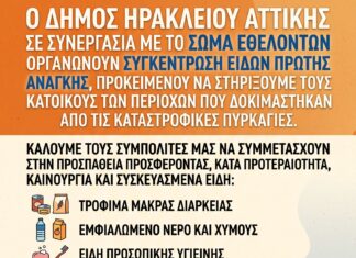 Ο Δήμος Ηρακλείου Αττικής στέκεται δίπλα στους πυρόπληκτους Home