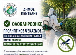 Ολοκληρώθηκε ο προληπτικός ψεκασμός για την καταπολέμηση των κουνουπιών Home