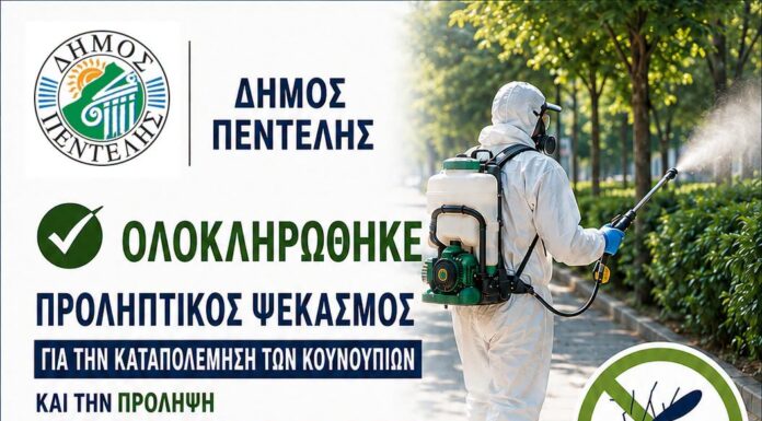 Ολοκληρώθηκε ο προληπτικός ψεκασμός για την καταπολέμηση των κουνουπιών Home