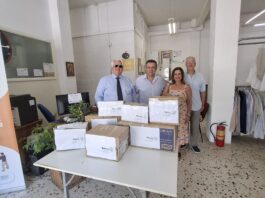 Προσφορά ειδών του Rotary Club Αμαρουσίου στο Κοινωνικό Παντοπωλείο του Δήμου Home