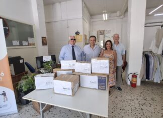 Προσφορά ειδών του Rotary Club Αμαρουσίου στο Κοινωνικό Παντοπωλείο του Δήμου Home