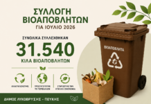 Συνεχίζεται με συνέπεια η συλλογή βιοαποβλήτων στον Δήμο Λυκόβρυσης – Πεύκης