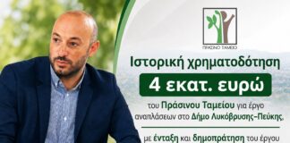 Ιστορική χρηματοδότηση 4 εκατ. ευρώ του Πράσινου Ταμείου για έργο αναπλάσεων στο Δήμο Λυκόβρυσης–Πεύκης, με ένταξη και δημοπράτηση του έργου από την Περιφέρεια Αττικής! Home