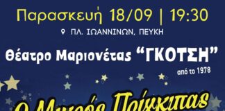 Θέατρο μαριονέτας «Ο Μικρός Πρίγκιπας» από τον Δήμο Λυκόβρυσης–Πεύκης στην Πλατεία Ιωαννίνων Home